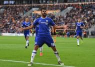 HULL, ENGLAND - OCTOBER 01:  Diego Costa of Chelsea celebrates scoring his sides second goal during the Premier League match between Hull City and Chelsea at KC Stadium on October 1, 2016 in Hull, England.  (Photo by Shaun Botterill/Getty Images)